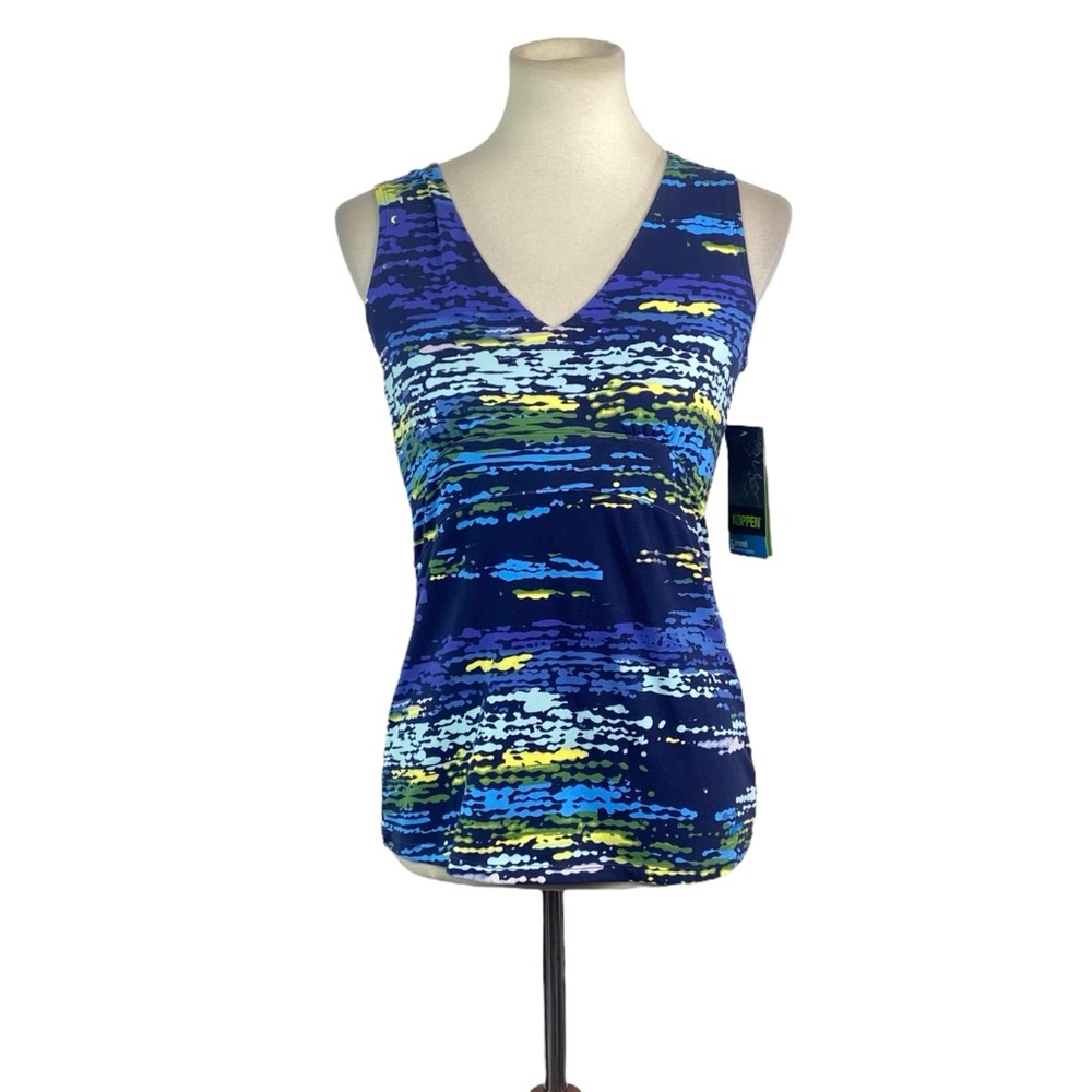 NWT Koppen multicolor athletic tank top size M